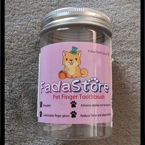 FadaStore Pet Finger Toothbrush Set Of 6